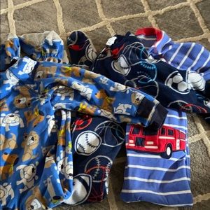 Kids full body fleece pajamas